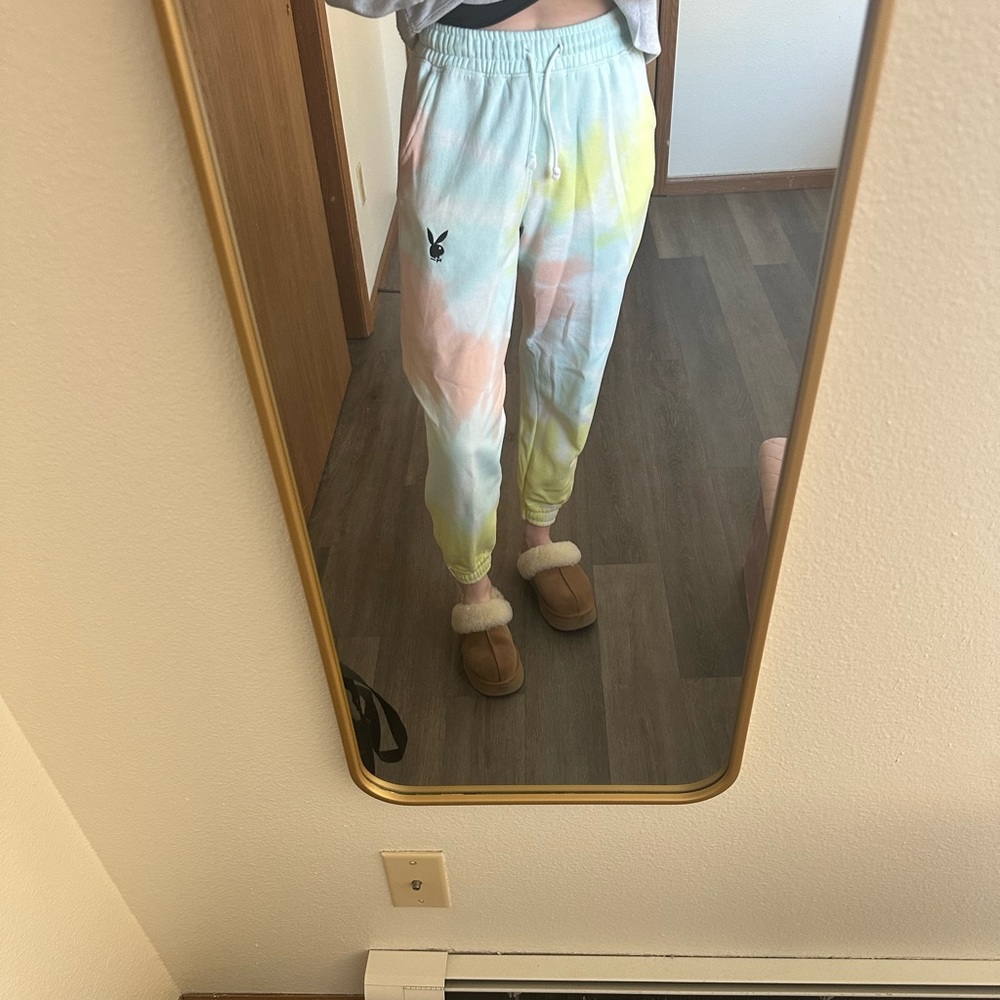 Playboy tie dye joggers